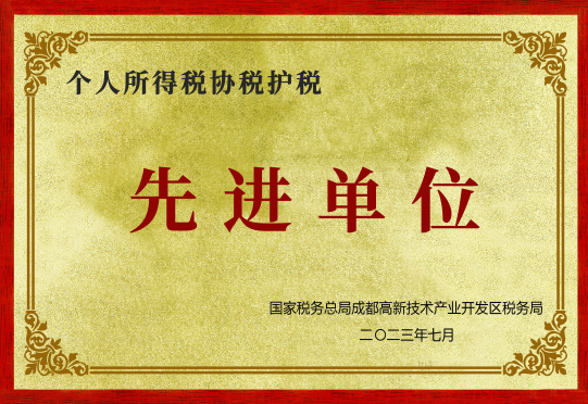 2023年個(gè)人所得稅協(xié)稅護(hù)稅先進(jìn)單位